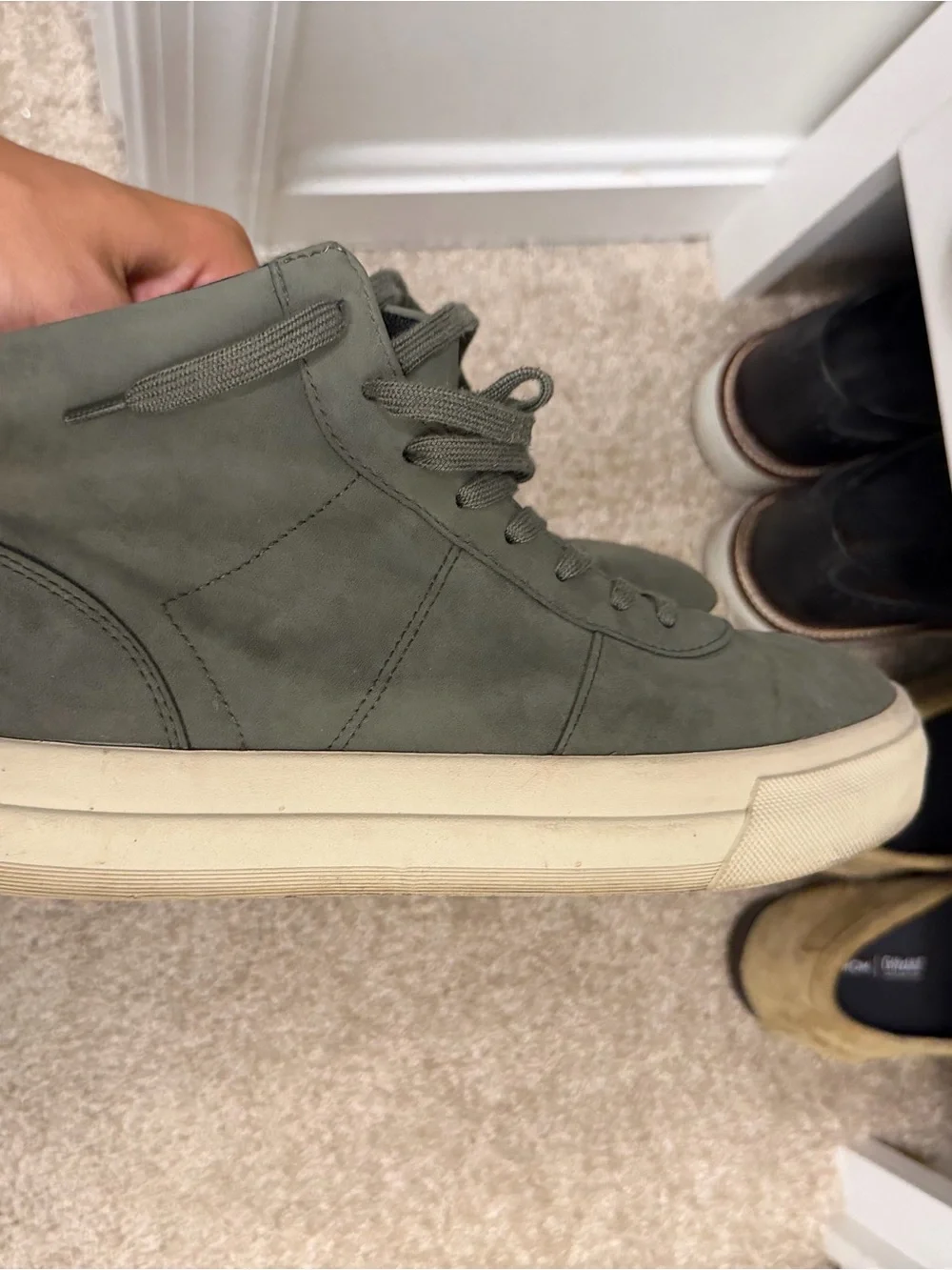 Pull&Bear Men’s Green High Top Sneakers Size 42 / US 9